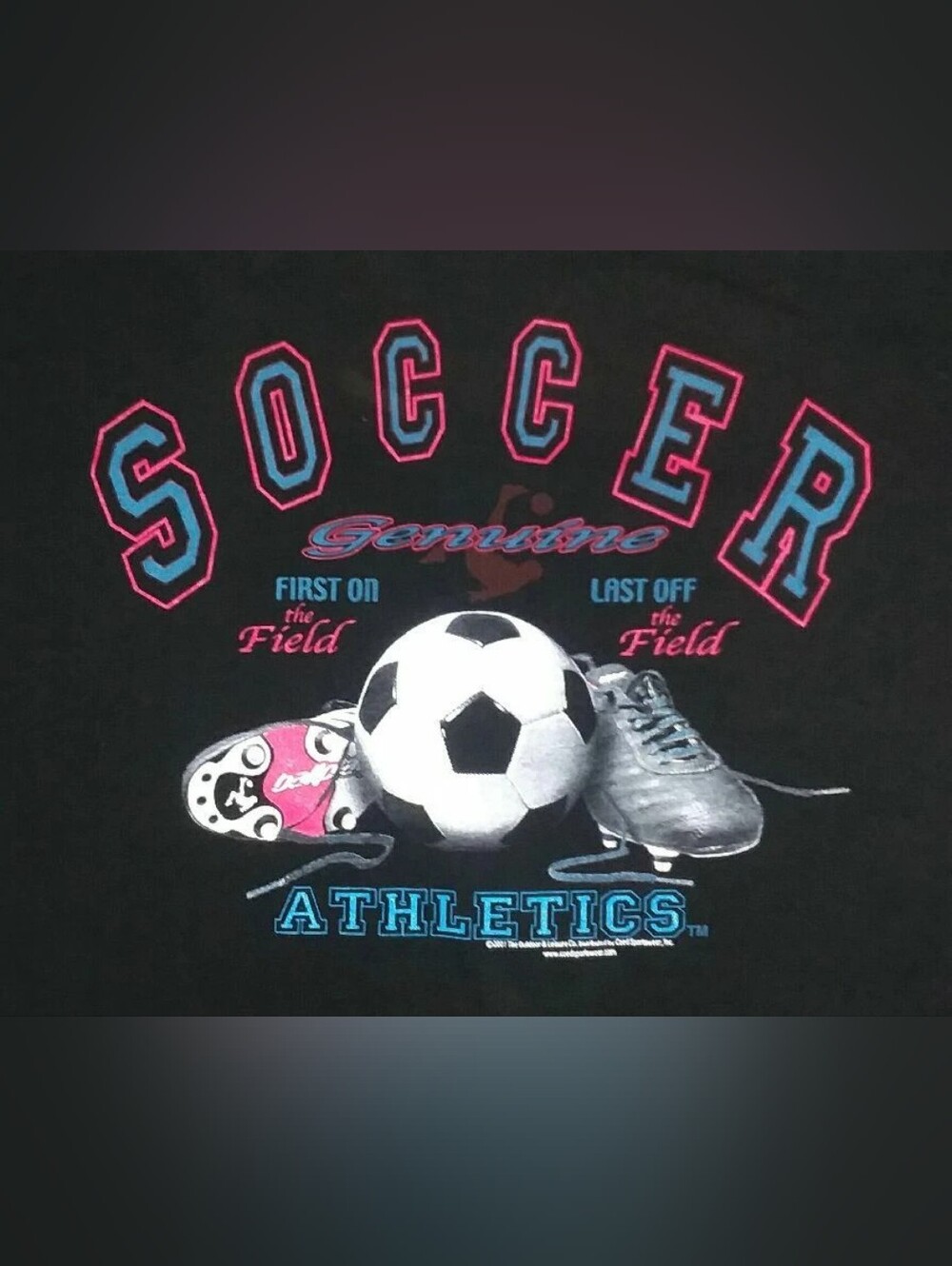vintage Soccer Ball t-shirt First On Last Off World Cup MLS football